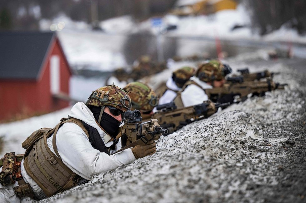 NATO karinės pratybos Norvegijoje (nuotr. SCANPIX)