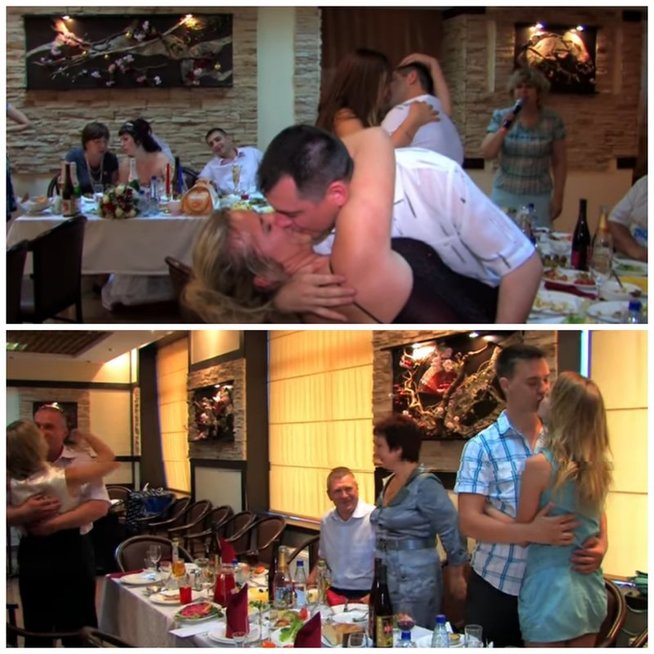 Rusiškų vestuvių ypatumai: žiūrint, nėra kur akių dėti iš gėdos (nuotr. YouTube)