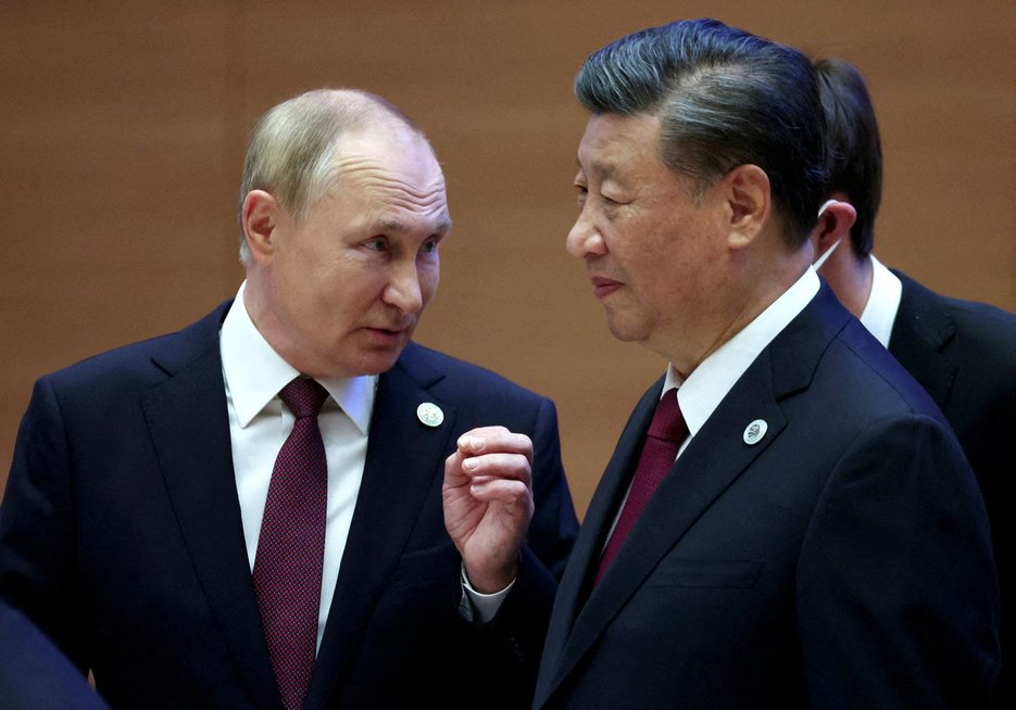 V. Putinas ir Xi Jinpingas (nuotr. SCANPIX)