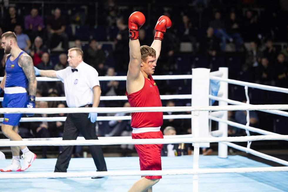 Kėdainiuose paaiškėjo naujieji Lietuvos bokso čempionai (nuotr. Sauliaus Čirbos)