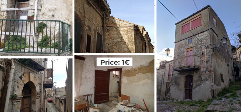 Namai už 1 eurą (nuotr. iš „Case1euro.it“)