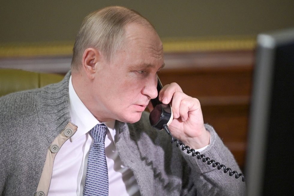 Skubus, naktinis Putino skambutis Bidenui: pats pasiūlė pasikalbėti (nuotr. SCANPIX)