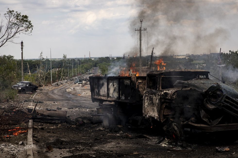 Ekspertas: Rusija grįžo prie ne sykį išbandytos „išdegintos žemės taktikos“ (nuotr. SCANPIX)