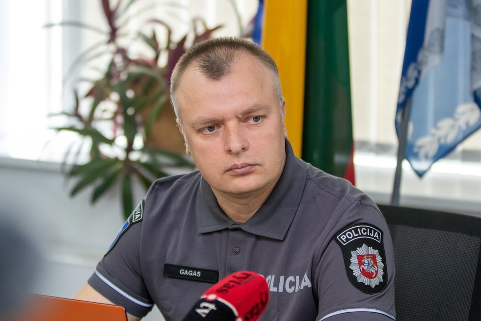 Vilniaus apskrities policijos viršininkas Saulius Gagas
