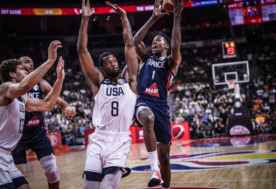 JAV – Prancūzija akimirkos (nuotr. FIBA)