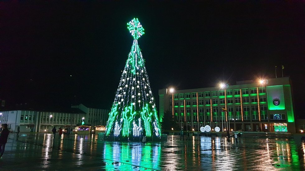 Marijampolės kalėdinė eglė 2019
