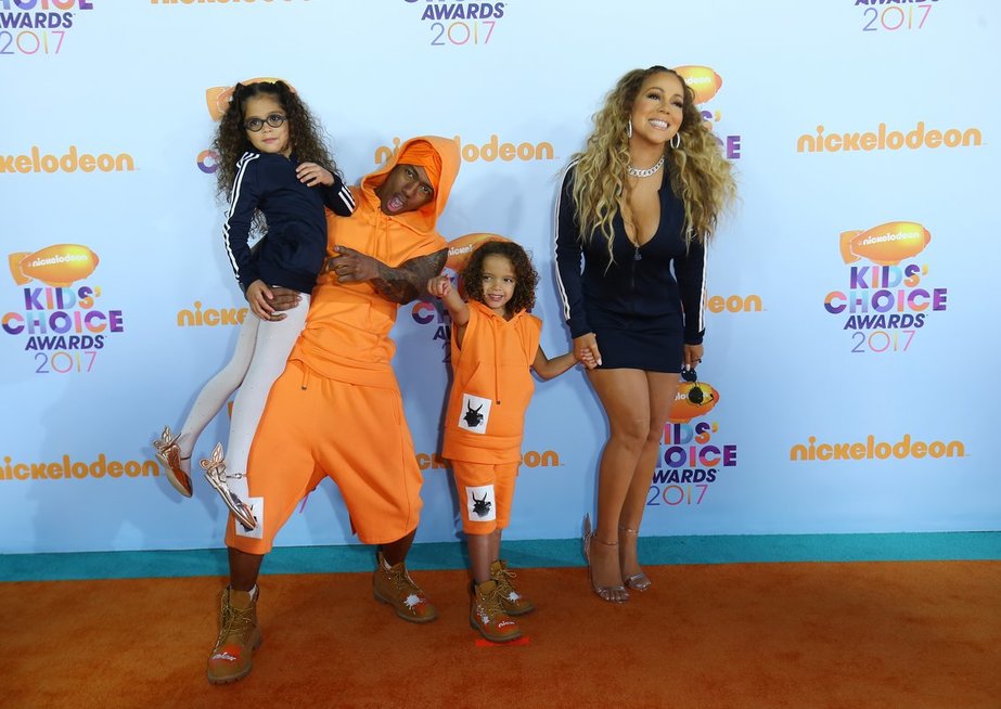 Nick Cannon ir Mariah Carey su vaikais