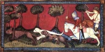 Medžioklė viduramžiais (wikipedia.org nuotr.)