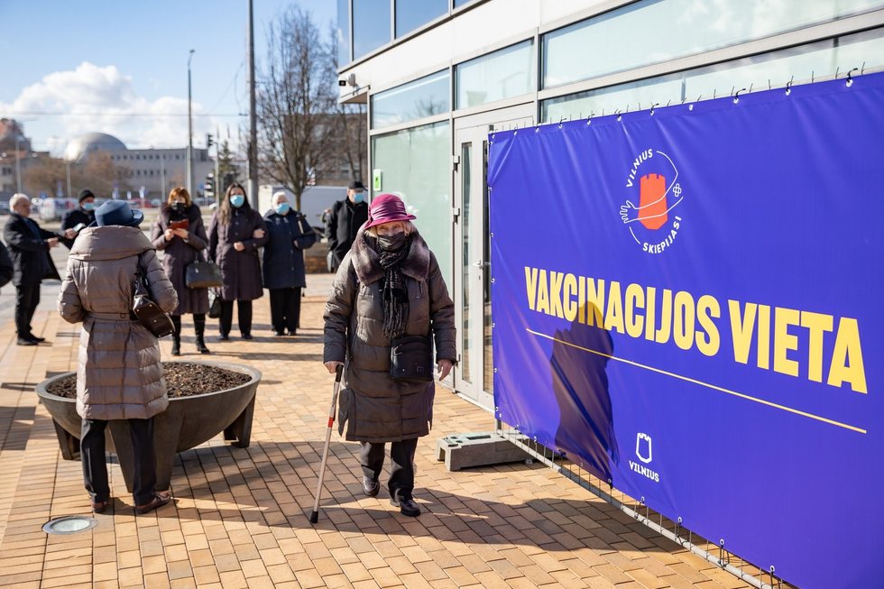 Vilniuje vakcinuojami žmonės