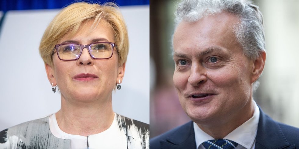 Ingrida Šimonytė ir Gitanas Nausėda (tv3.lt/fotodiena.lt koliažas)  