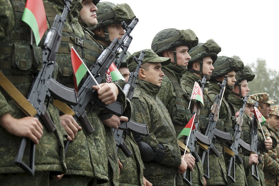 Baltarusijos kariai (nuotr. SCANPIX)