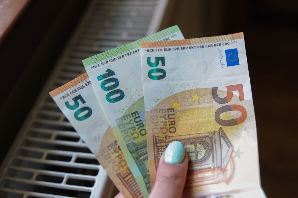 Eurai, pinigai (nuotr. Fotodiena/Viltės Domkutės)