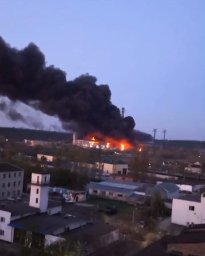 Visiškai sunaikinta viena Ukrainos elektrinė (nuotr. stop kadras)
