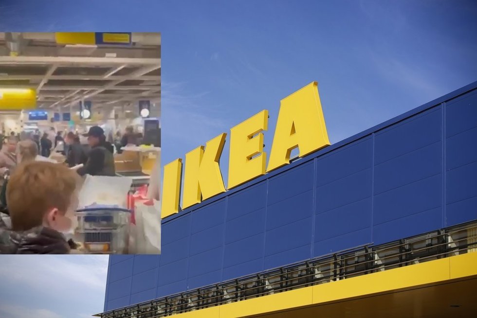 Rusai šluoja Ikea parduotuvę  
