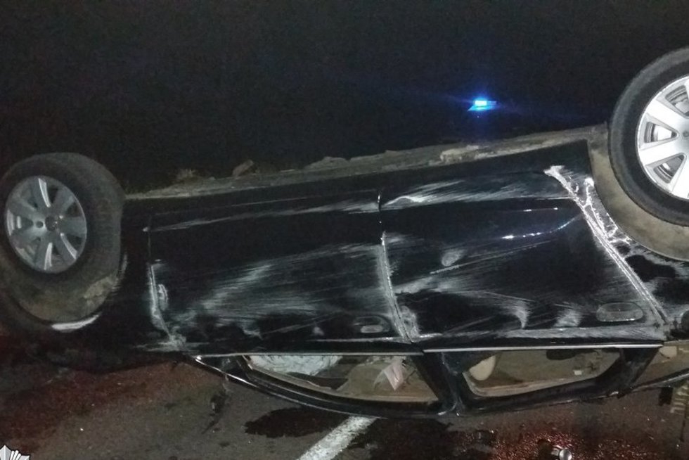 Skaudi avarija Šalčininkų rajone (nuotr. Policijos)