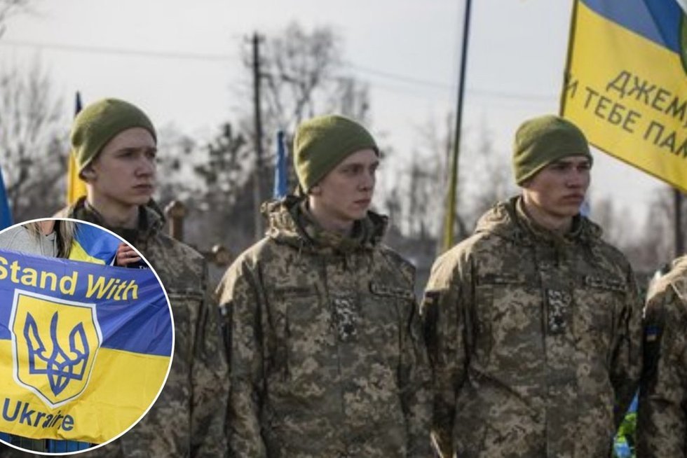 Ukrainos kariai (tv3.lt koliažas)