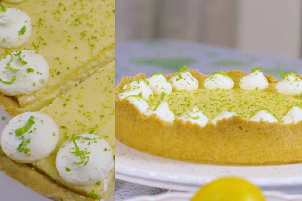 Žaliųjų citrinų pyragas (tv3.lt koliažas)