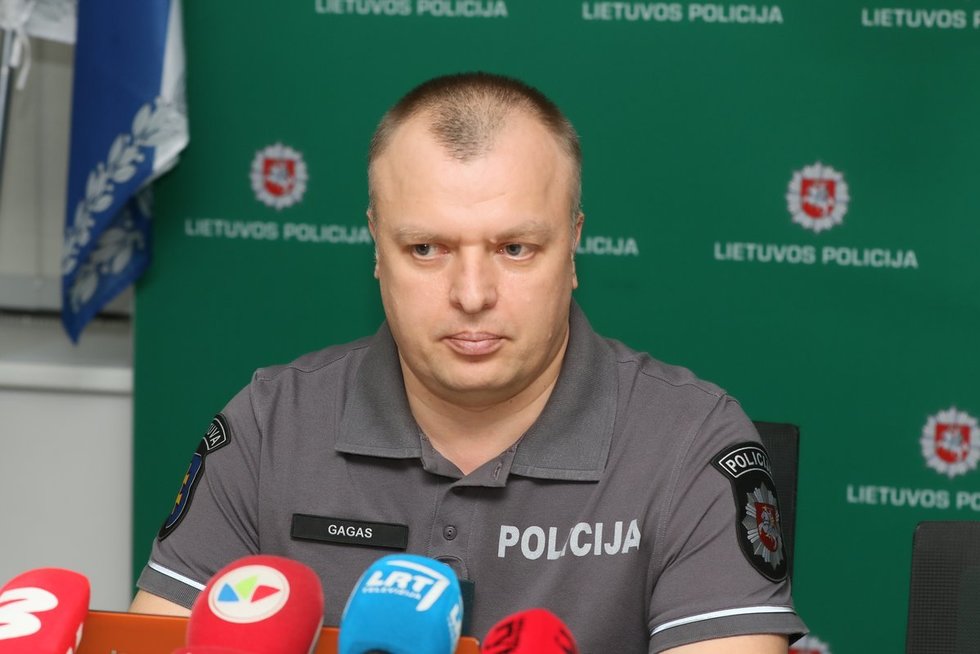 Vilniaus apskrities policijos viršininkas Saulius Gagas  (nuotr. Broniaus Jablonsko)