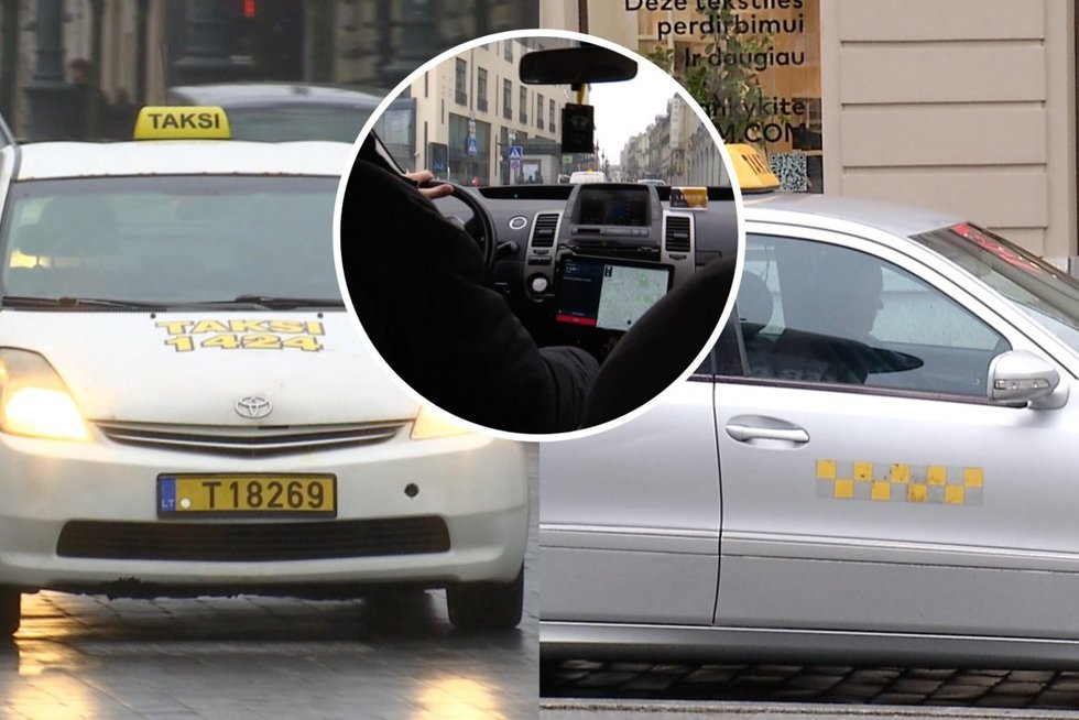 Taksi automobilis (tv3.lt koliažas)