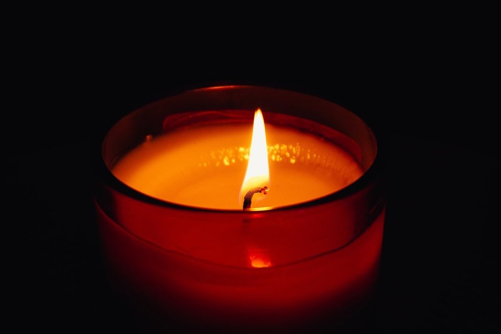 Žvakė (nuotr. Unsplash.com)
