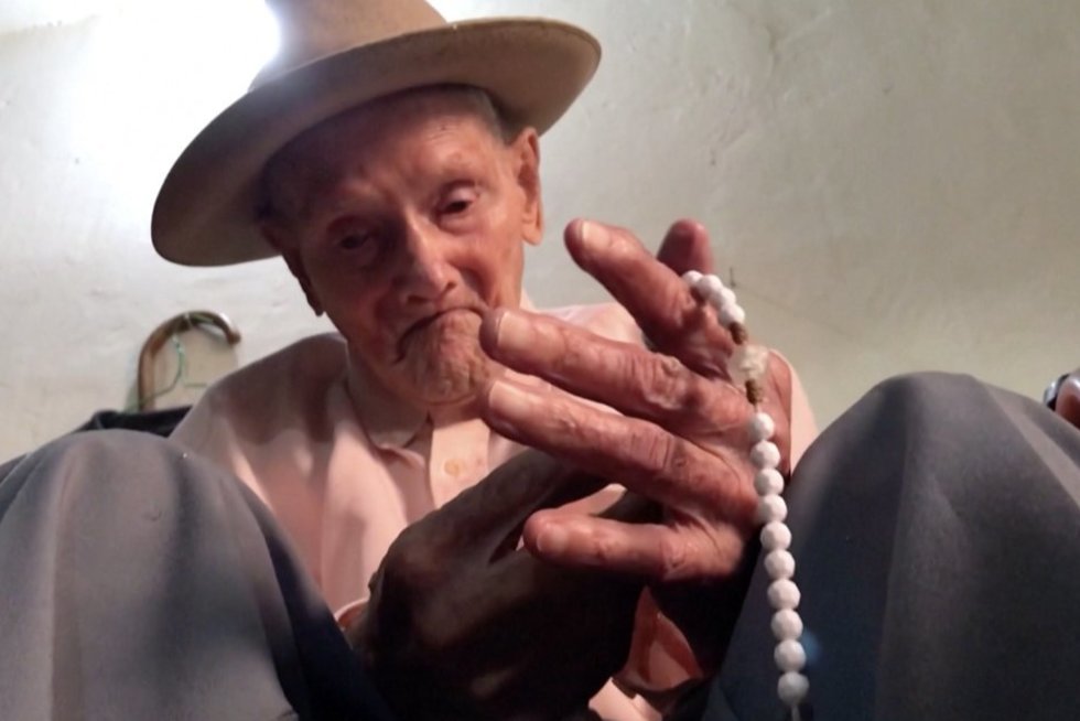 Venesueloje – vyriausias planetos vyras: švenčia savo 113-ąjį gimtadienį (nuotr. stop kadras)