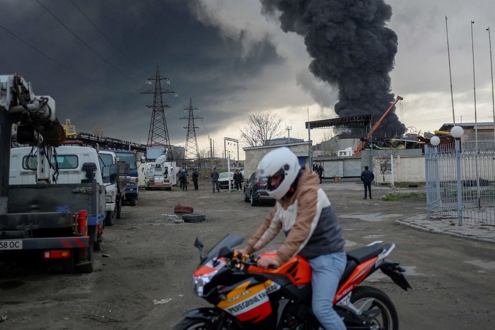 Odesoje nuo pat ryto aidi sprogimai (nuotr. SCANPIX)
