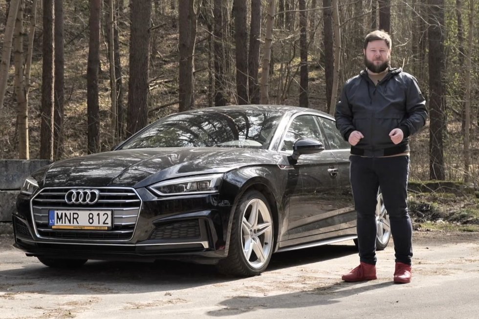 Išbandė nepraktišką, tačiau stilingą „Audi A5 Sportback“: kaip pasikeitė nuvažiavus 190 tūkst. kilometrų? (nuotr. stop kadras)