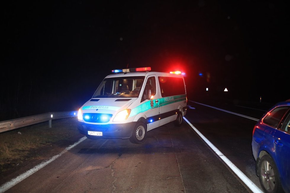 Vilniaus rajone žuvo automobilio partrenktas vyras (nuotr. Bronius Jablonskas/TV3)  