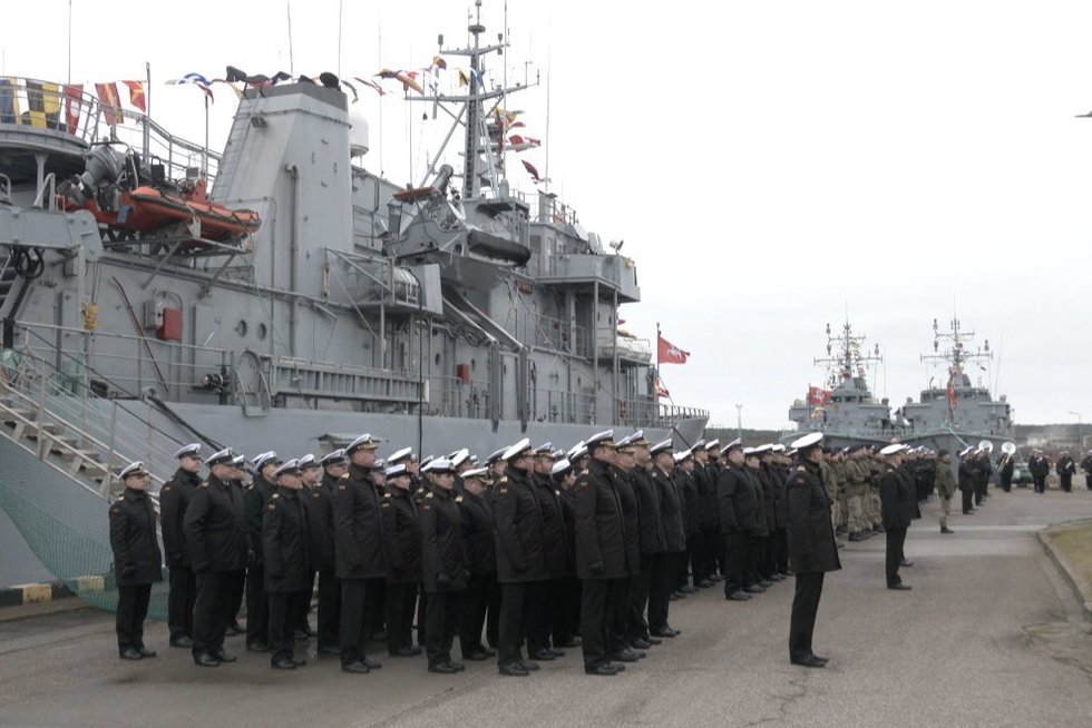 Lietuva pirmą kartą istorijoje statys savo karinį laivą: „Tai yra labai sudėtingas projektas“ (nuotr. stop kadras)