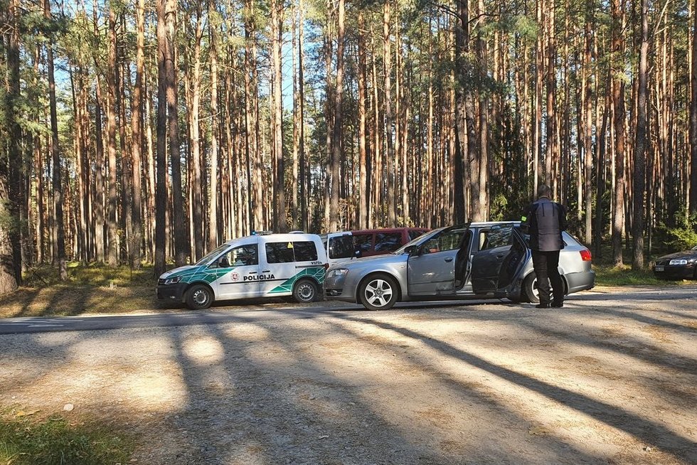 Vilniaus pakraštyje girta vairuotoja sukėlė avariją: kartu su ja automobilyje važiavo mažametis (nuotr. Broniaus Jablonsko)