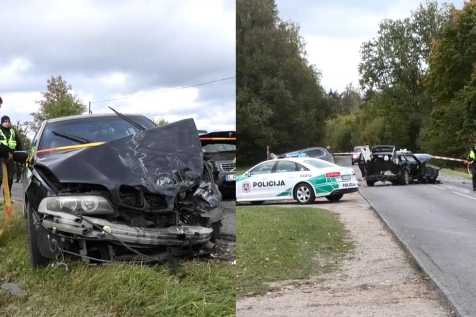 Aiškėja, kaip įvyko šiurpi avarija Vilniuje: susidūrus 3 automobiliams sunkiai nukentėjo dvi moterys ir paauglė (tv3.lt koliažas)