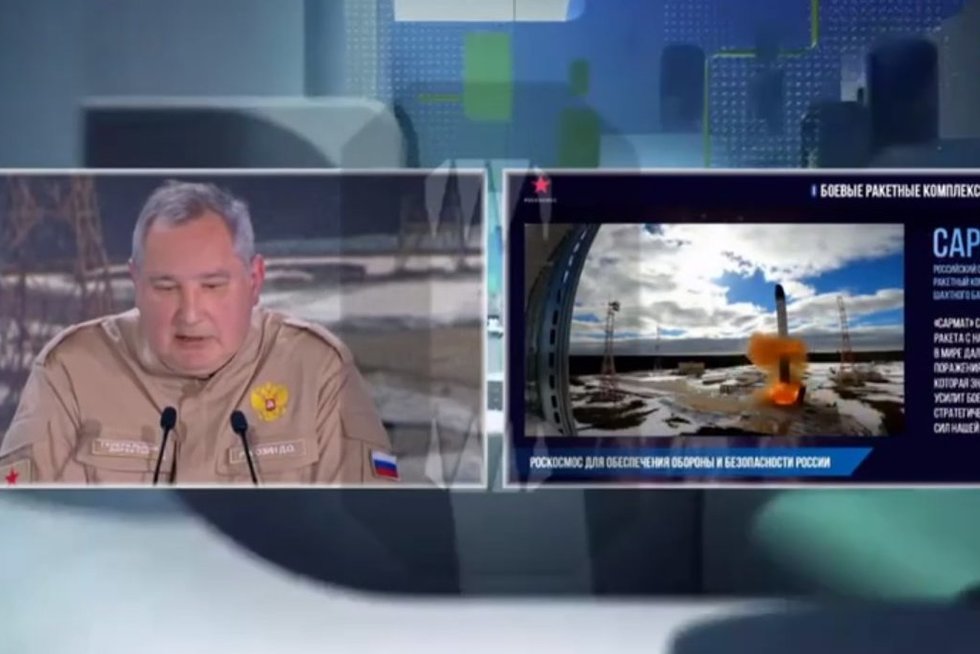 Rogozinas: galim viena raketa nušluoti pusę Rusijai nepatinkančio žemyno pakrantės (nuotr. Gamintojo)