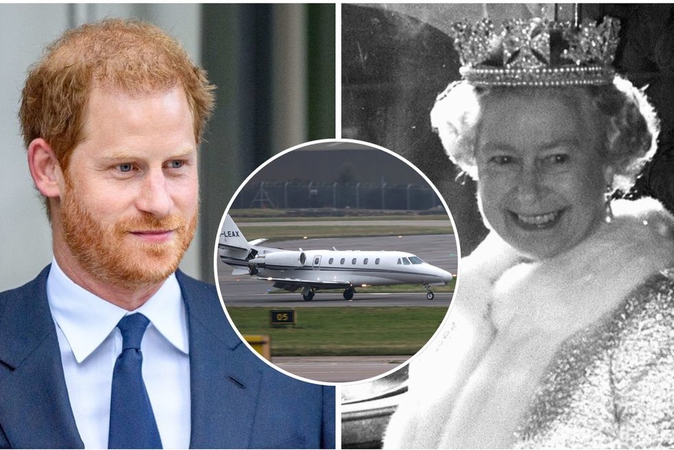 Princas Harry atvyko apraudoti karalienės (nuotr. SCANPIX) tv3.lt fotomontažas