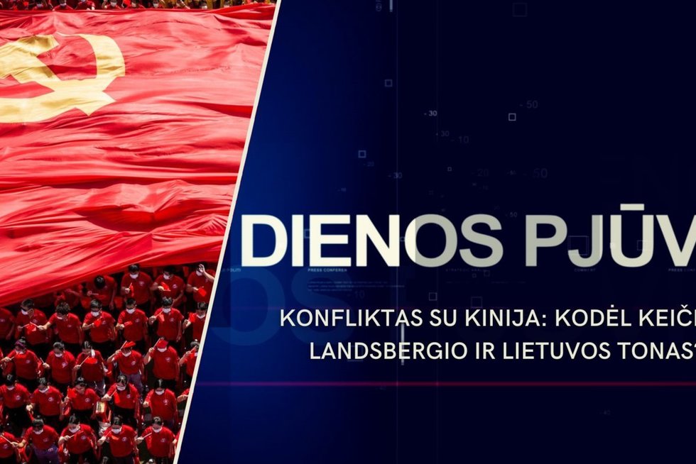 Konfliktas su Kinija: kodėl keičiasi Landsbergio ir Lietuvos tonas? (tv3.lt koliažas)