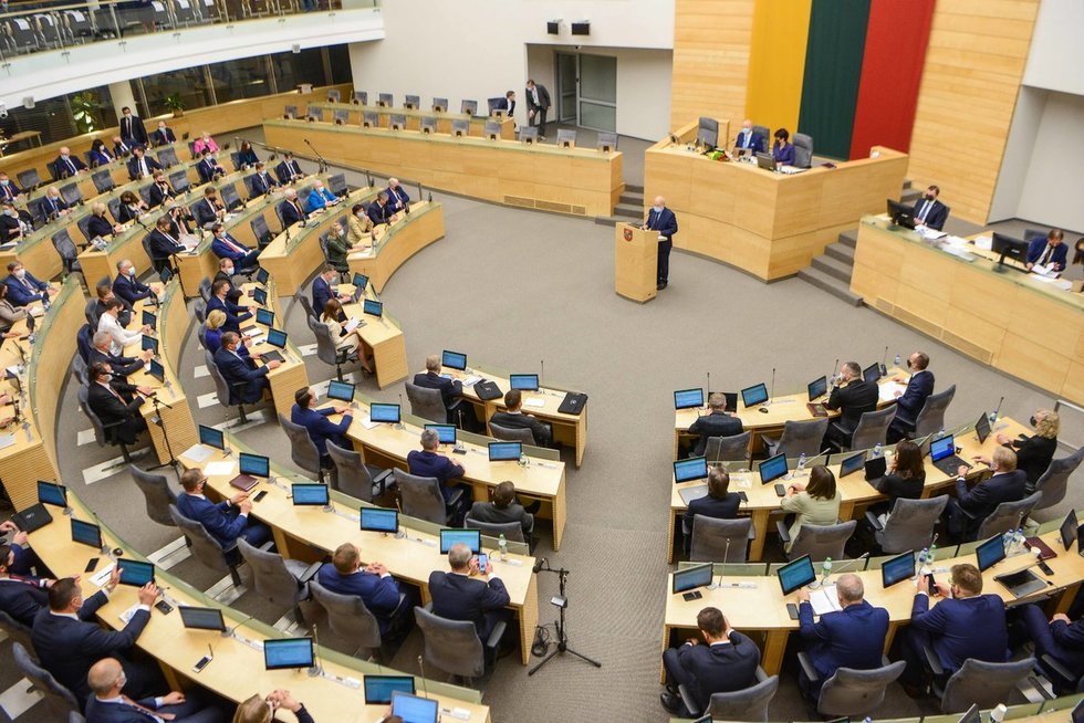 Į Seimo pirmininkus pasiūlyta vienintelė kandidatė – Viktorija Čmilytė-Nielsen (nuotr. Fotodiena/Justino Auškelio)