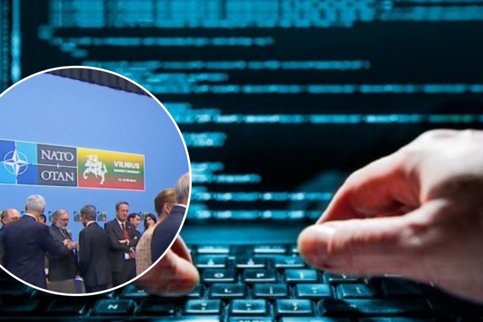 Kibernetinis išpuolis NATO viršūnių susitikimo metu (tv3.lt koliažas)