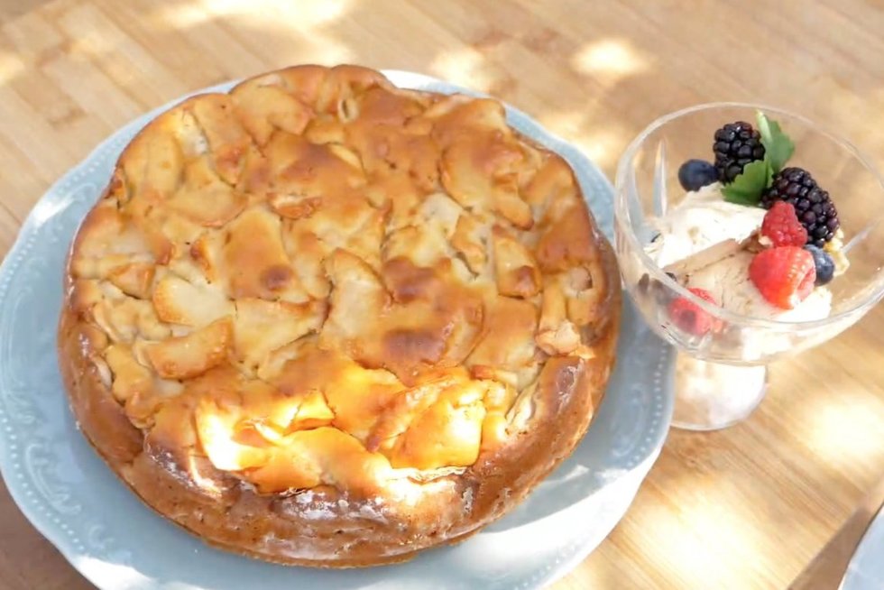 Gian Luca atskleidė firminį mamos obuolių pyrago receptą: skonis nukels į vaikystę (nuotr. La Maistas)  