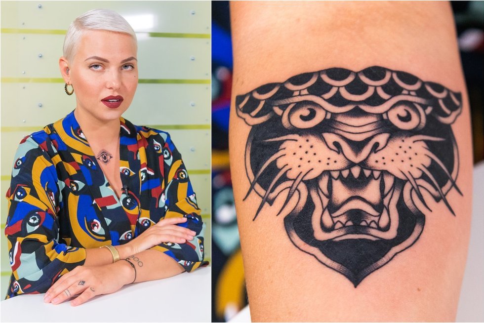 Justė Arlauskaitė-Jazzu parodė naujas tatuiruotes (tv3.lt fotomontažas)