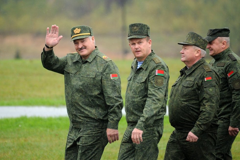 Aleksandras Lukašenka, Zapad 2017 (nuotr. SCANPIX)