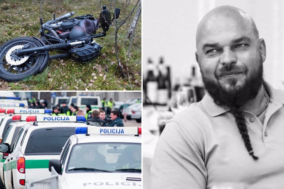 Pareigūnai parodė rastą dingusio Aivaro Kilkaus motociklą (TV3 koliažas)  