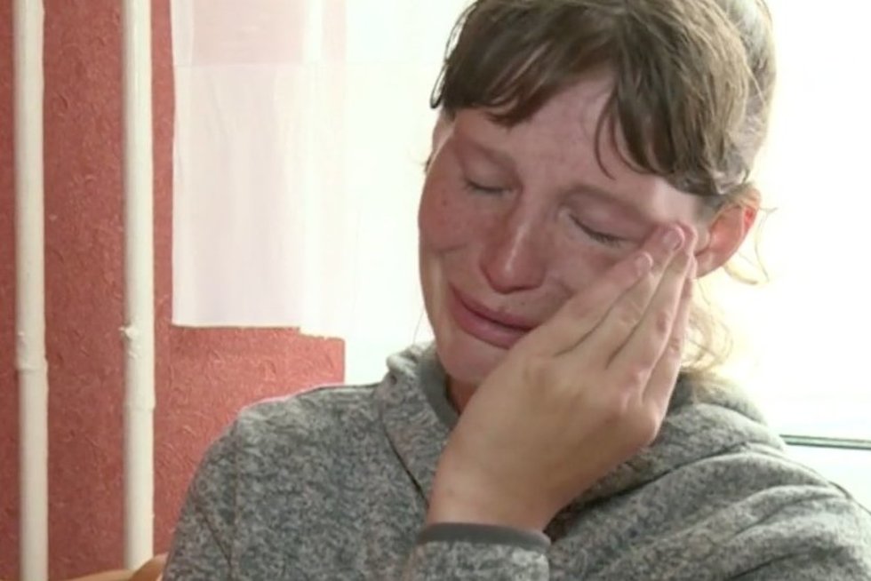 Kretingoje jaunos motinos pagalbos šauksmas: išplėšė pirmagimį nieko nesakę (nuotr. TV3)