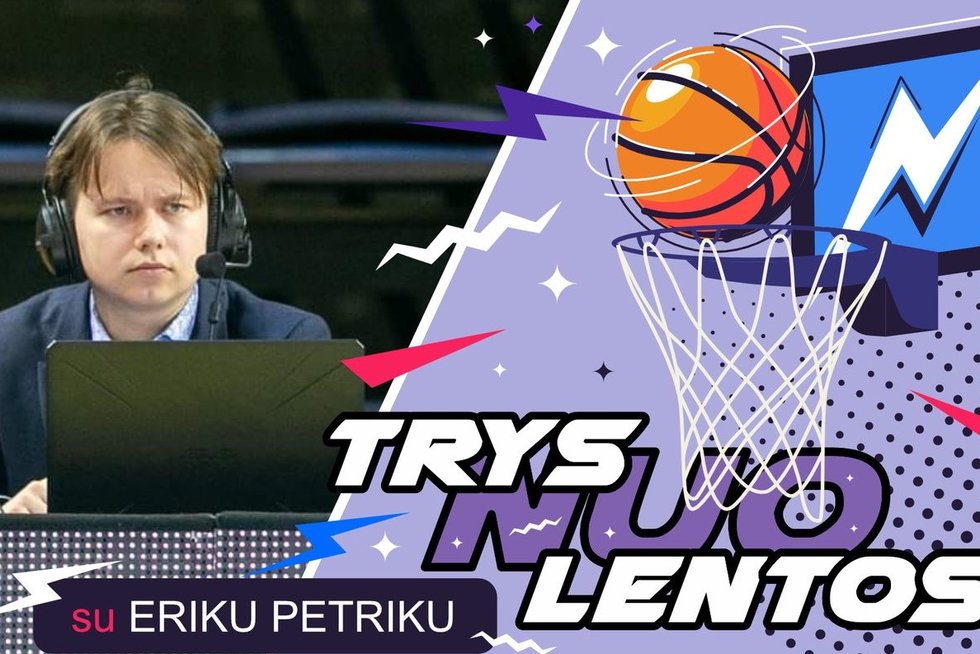 „TV3 Sport“ krepšinio komentatorius Erikas Petrikas (nuotr. Sauliaus Čirbos)