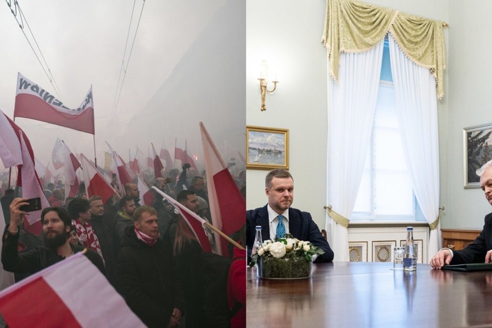 Susitikę Nausėda ir Landsbergis neaptarė, kas vyks į Varšuvą: diplomatai neslepia susirūpinimo (tv3.lt koliažas)