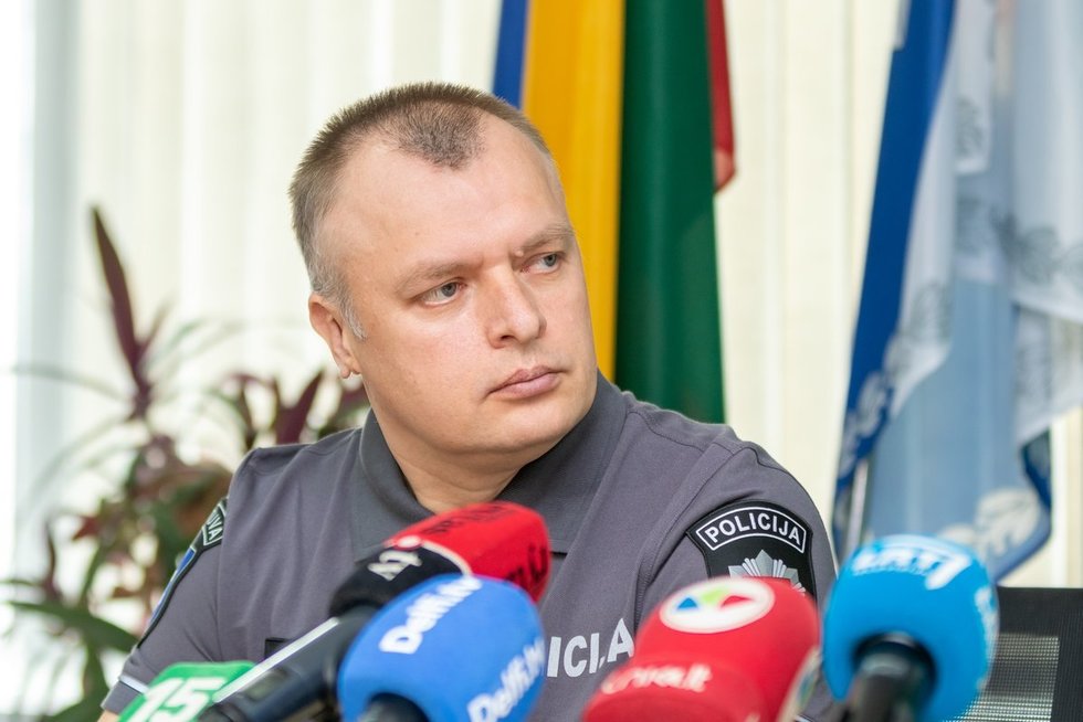 Vilniaus apskrities policijos viršininkas Saulius Gagas (nuotr. Broniaus Jablonsko)