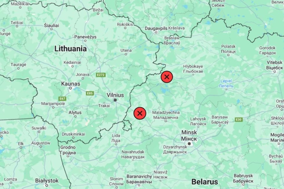 Šaltiniai: prie Lietuvos sienų – dar viena Baltarusijos kariuomenės pratybų vieta (nuotr. gamintojo)